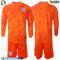 Maglie da calcio Inghilterra Portiere Prima Maglia Bambino Europei 2024 Manica Lunga (+ Pantaloni corti)